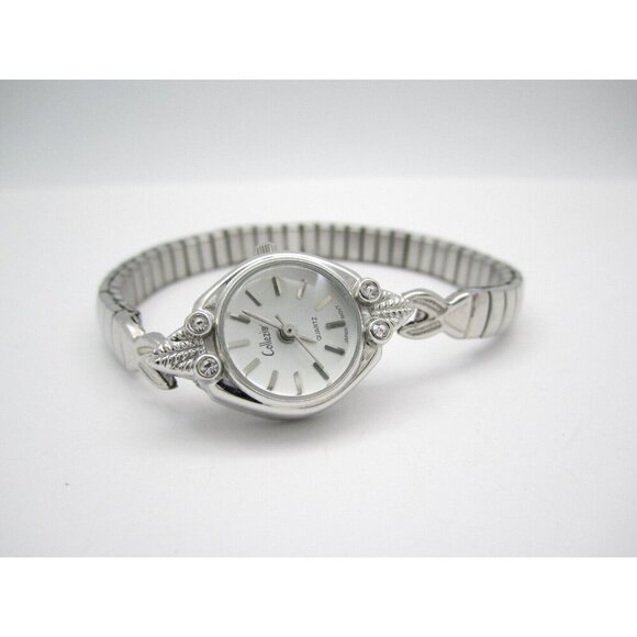 Women Collezier Quartz WR Analog 18mm Round Watch (H607) "New Battery" - Picture 7 of 10